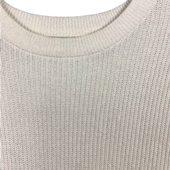 Madewell Patch Pocket Pullover Crewneck Knit Sweater Sz XXS Ivory Cream - Picture 8 of 13